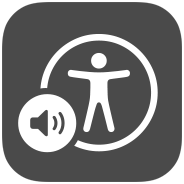 Apple VoiceOver logo